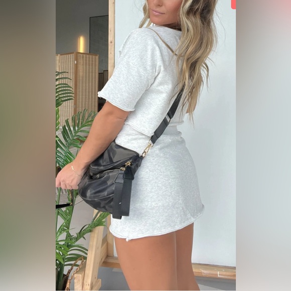 Lounge Cropped Tee Skort Set NWT - Picture 2 of 3